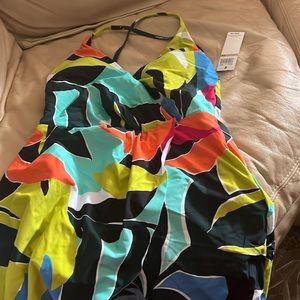 Anne Cole 1 piece bathing suit.  Size 12.  New with tags.